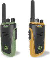 Kidywolf Walkie Talkie 3 / 6 km Hatótávval 2db - Zöld / Narancssárga
