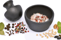 Zassenhaus Mortar MANO Öntöttvas Mozsár 10 x 7,5 cm - Fekete