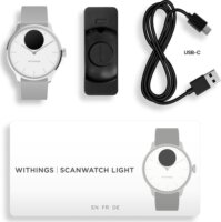 Withings HWA11-model 3 ScanWatch Light Okosóra 37mm - Fehér