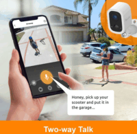Toucan TWC400S-ML Smart Wifi 2K QHD 140° Forgatható Okos Kamera - Fehér