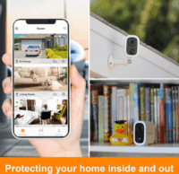 Toucan TWC400S-ML Smart Wifi 2K QHD 140° Forgatható Okos Kamera - Fehér