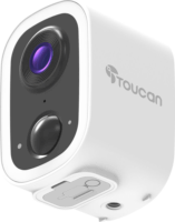 Toucan TWC400S-ML Smart Wifi 2K QHD 140° Forgatható Okos Kamera - Fehér