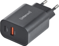Intenso USB-A / USB-C Hálózati Gyorstöltő Adapter 30W - Fekete