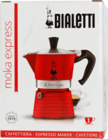 Bialetti Moka Express 1 személyes Kotyogós kávéfőző - Piros