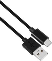 IRIS USB Type-C Apa - USB-A 2.0 Apa Adat és Töltőkábel 2m - Fekete