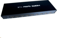 Sbox HDMI-8 8-portos HDMI Elosztó Splitter - Fekete