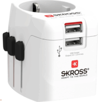 Skross USA/UK/AUS Utazó adapter - Fehér