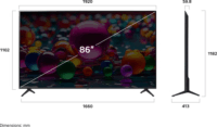 LG 86" 86UA75006LA 16:9 4K UltraHD LED Smart TV