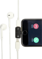 Kikkerland US181-EU Lightning csatlakozó elosztó - Fekete