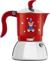 Bialetti Fiammetta Orsetto 2 személyes Kotyogós Indukciós kávéfőző - Piros