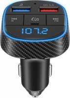 Navitel BHF02BASE Bluetooth FM Transmitter - Fekete/Kék
