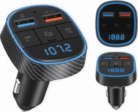 Navitel BHF02BASE Bluetooth FM Transmitter - Fekete/Kék