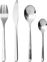 Alessi Clivo Rozsdamentes Acél Evőeszköz Készlet 24 Darabos - Inox