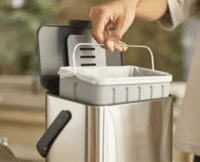 Joseph Joseph 4 literes Rozsdamentes acél tartály szénszűrővel biohulladékhoz - Inox