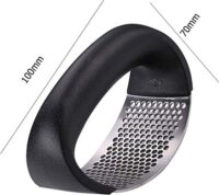 IRIS KT-240-B Rozsdamentes Acél Fokhagymaprés - Fekete