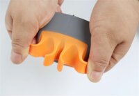 IRIS KT-237-O Rozsdamentes Acél Kézi Hámozó - Narancssárga