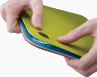 Joseph Joseph Pop Műanyag konyhai 3 darabos vágódeszka készlet 24x34 cm