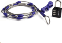 Pacsafe 10520999 Számzáras kerékpár kábelzár - Kék/ Ezüst