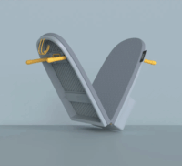 Joseph Joseph Pocket összecsukható Asztali vasalódeszka 90 x 33 cm - Kék