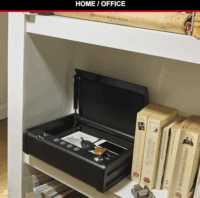 Master Lock MLD08EB Biometrikus záras Biztonsági hordozható széf - Fekete