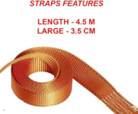 Master Lock 3211EURDAT Racsnis rögzítő spanifer kampóval 4.5m - Narancssárga