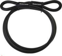 Master Lock 49EURD Dupla hurkú Acélkábel 3m - Fekete