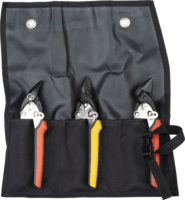 Bessey DSET15 Egyenes Lemezvágó olló szett 20mm - Többszínű