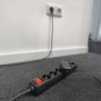 ACT 2465 220V Hálózati Elosztó 6 Aljzatos 3m - Fekete