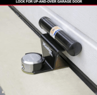 Master Lock 1488EURDAT Garázsajtó zár 2 kulccsal - Fekete/Ezüst