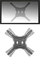 ACT AC8354 23"-55" LCD TV / Monitor Fali Tartó Konzol - Fekete