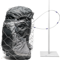 Pacsafe 10180999 Hátizsák védő acél háló zárral 85L -ig