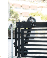 Master Lock 8275EURDPROBLK Acél Roller bilincses kábelzár 1m - Fekete/Ezüst