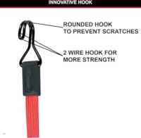 Master Lock 3224EURDAT Lapos Gumipók 1,2 x 60 cm - Piros