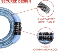 Master Lock 8143EURDPROCOL Számzáras kerékpár zár - Vegyes szín