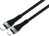 Conceptronic ETTA01B12 USB-C Apa - USB-C Apa 3.0 Adat és töltőkábel 100 Watt 1,2m - Fekete