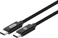 Conceptronic ETTA03B12 USB-C Apa - USB-C Apa 3.1 Adat és töltőkábel 240 Watt 1.2m - Fekete