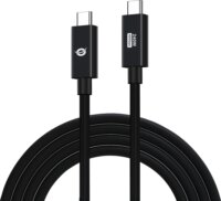 Conceptronic ETTA04B20 USB-C Apa - USB-C Apa 3.1 Adat és töltőkábel 2m - Fekete