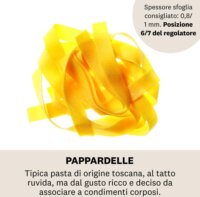 Marcato AE-150-PAPL Pappardelle Lisce Kiegészító Atlas 150 tésztagéphez - Ezüst