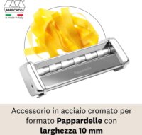 Marcato AE-150-PAPL Pappardelle Lisce Kiegészító Atlas 150 tésztagéphez - Ezüst