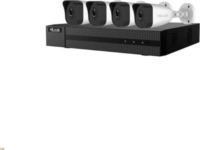 HiLook DS-J142I(STD)/IK-4142BH-MH/P(C) Okos IP kamera szett 4db Kamera + 1TB meghajtó - Fehér