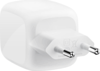 Belkin Dual 2x USB-C PD + PPS Hálózati Gyorstöltő Adapter 37W - Fehér