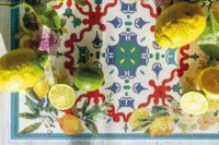 Guzzini Flowers & Lemon Tányér alátét 33 x 44 cm - Mintás