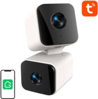 GOSUND PC12 4MP kettős beltéri TUYA Okos WiFi Boxkamera - Fehér