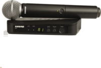 Shure BLX24E/SM58-M17 Wireless XLR Dinamikus Asztali Kardioid Mikrofon - Fekete