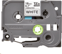Brother TZE-241CVI 18mm / 8m Feliratozógép szalag - Fehér alapon fekete