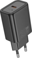 Hoco N60 USB-C / Lightning Hálózati Töltő Adapter 20W - Fekete