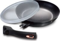 Berlinger Haus BH/1951NO Black Rose Collection Univerzális Serpenyő Levehető Nyéllel 24cm - Fekete