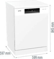 Gorenje GS643E90W Szabadonálló Mosogatógép 60 cm 16 Teríték - Fehér