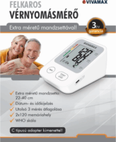 Vivamax C03A Felkaros Digitális Vérnyomásmérő - Fehér
