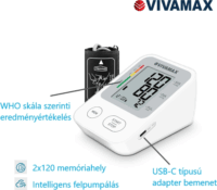 Vivamax C03A Felkaros Digitális Vérnyomásmérő - Fehér